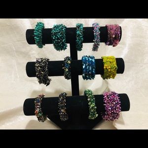 Handmade Aztec jewelry.